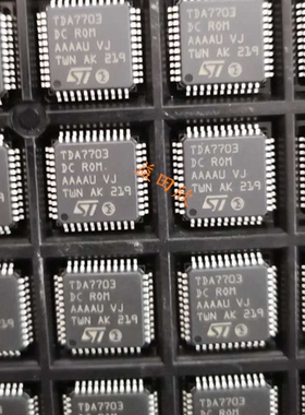 正品 TDA7703R TDA7703  TDA7703 DC TQFP44 全新进口 运放芯片
