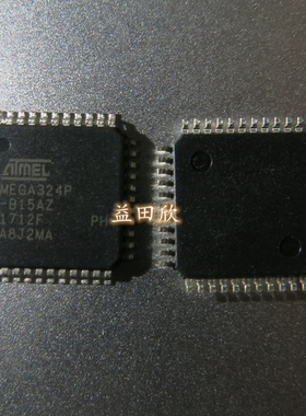 ATMEGA324P-B15AZ  MEGA324P-B15AZ QFP44 嵌入式微控制器IC