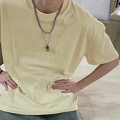 植绒ESSENTLAIS 复线嘻哈宽松高街半袖 FOGESS2026短袖 男外穿美式