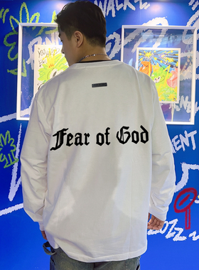 ESSENTLAIS FOGESS2025长袖t恤男女美式潮牌哥特风嘻哈FOG洛杉矶