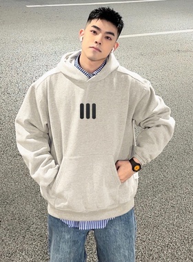 三条杠ESSENTLAIS FOGESS2025连帽卫衣男女秋冬百搭美式高街上衣