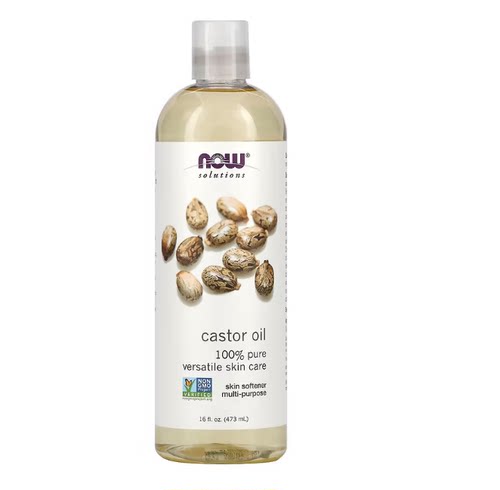 现货美国进口NOW Foods,Solutions,蓖麻油473ml