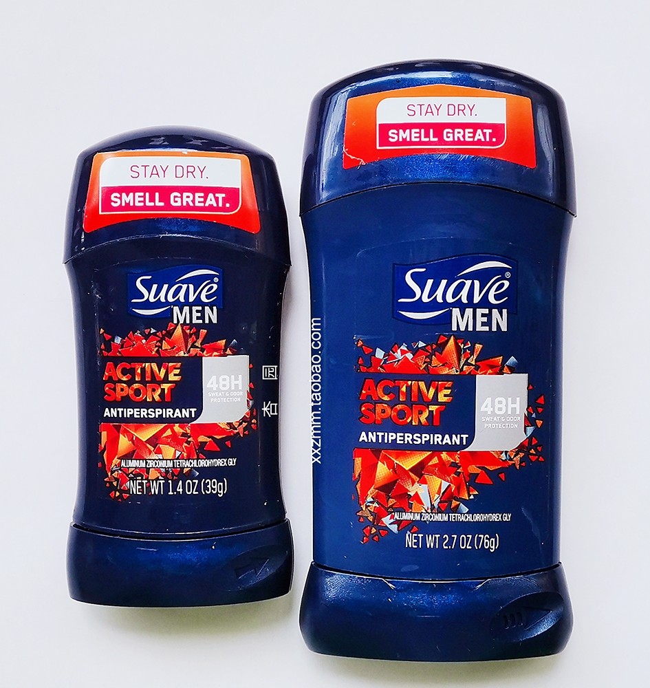 美国海淘 suave men active sport antiperspirant 香体止汗膏