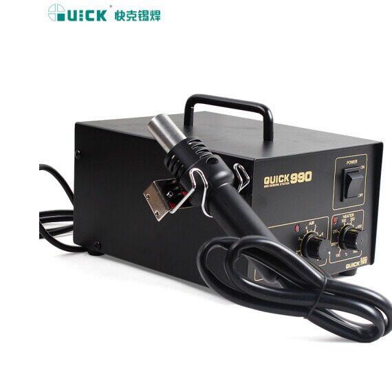 快克(QUICK)990AD系列焊台热风吸锡枪焊台风枪二合一拆焊返修台