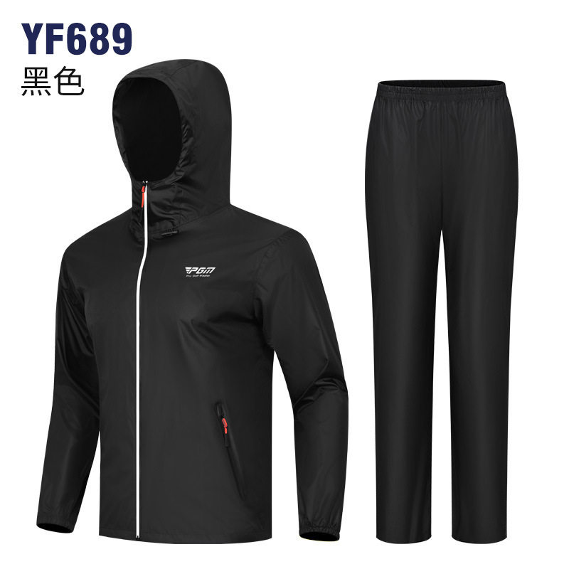 打高尔夫球雨衣套装运动专用套头薄款防风防暴雨男士女士服装外套