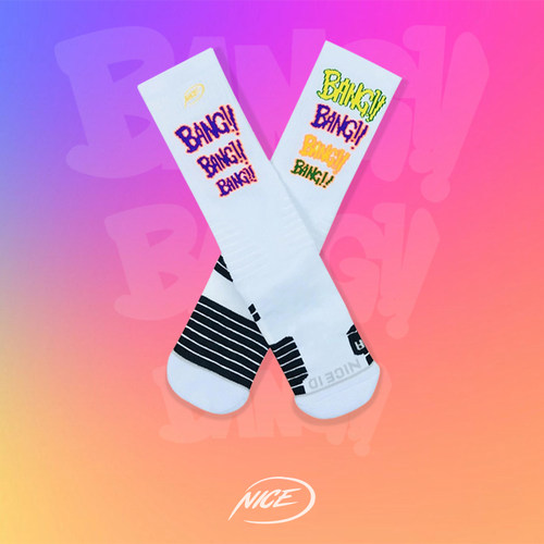 niceid毛巾运动袜子声音七彩