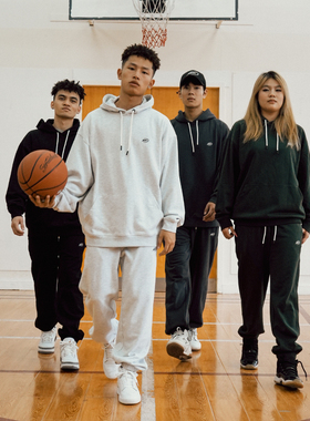 NICEID NICE运动卫衣卫裤毛圈款男女春秋休闲宽松连帽圆领套头