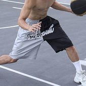 NICE新版 训练五分裤 黑灰影子短裤 男女宽松夏季 运动篮球裤 NICEID