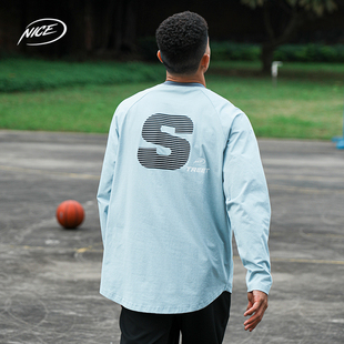 NICEID NICE篮球运动长袖投篮服吸排汗春秋薄打底男女款宽松