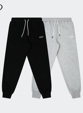 NICEID NICE LIFE运动裤春秋宽松直筒束脚长裤印花标语篮球训练裤