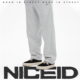 NICE运动裤 男春秋款 宽松直筒长裤 NICEID 刺绣LOGO篮球训练裤