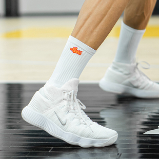 字母LOGO 篮球袜毛巾底防滑包裹精英运动袜 NICE球员版 NICEID