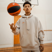 NICEID NICE运动卫衣厚绒款 男春秋潮流休闲宽松连帽圆领套头上衣