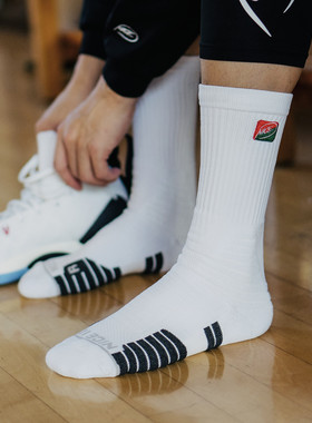 NICEID NICE篮球精英袜子高帮实战毛巾底专业包裹长筒防滑运动袜