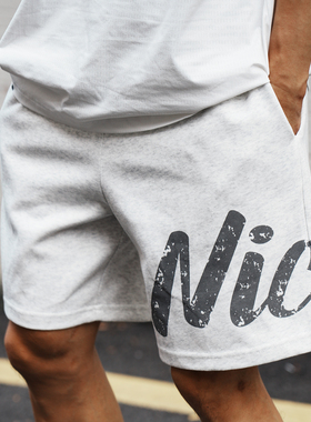 NICEID NICE美式篮球短裤复合牛奶丝实战训练运动宽松透气五分裤