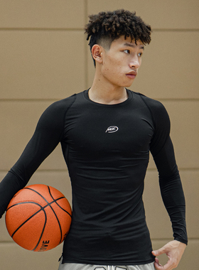 NICEID NICE紧身衣男训练长袖打底球运动健身高弹透气速干