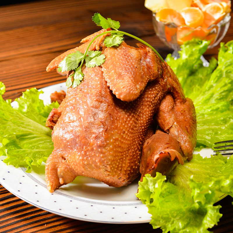 甘肃特产美食小吃静宁烧鸡脱骨扒鸡真空卤菜熟食盐焗鸡卤鸡肉 零食/坚果/特产 鸡肉零食 原图主图