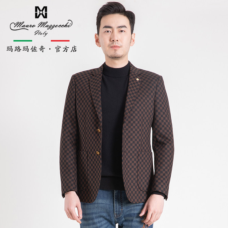 玛路休闲时尚翻领西服