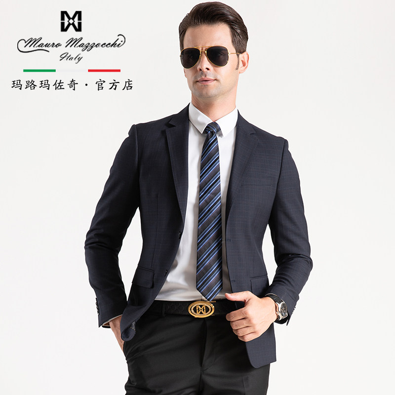 玛路/春夏/时尚/修身/暗格西服
