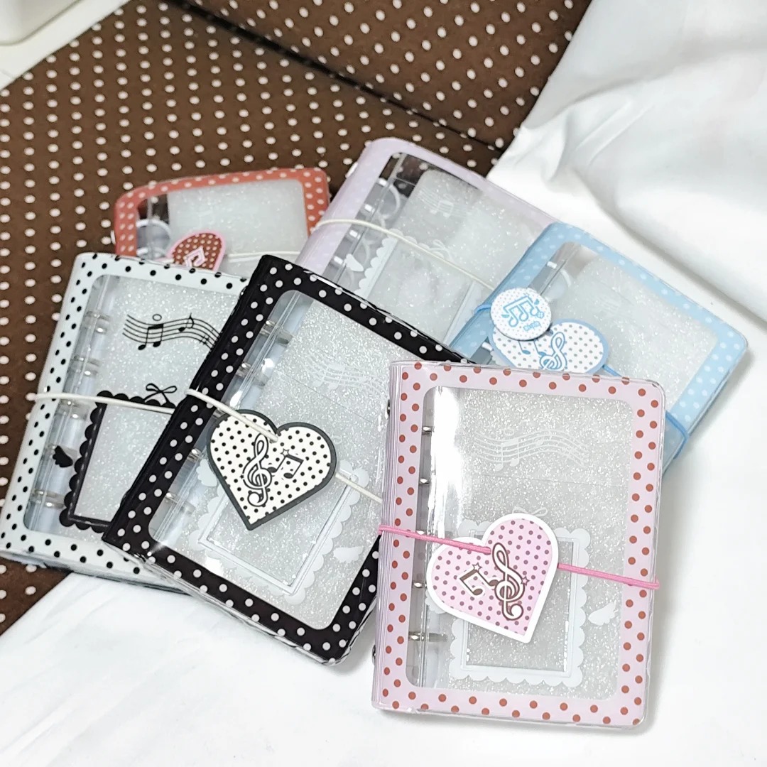 复古波点彩色系列m5活页夹