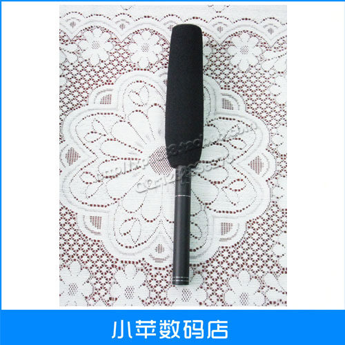 22cm长枪摄像机记者采访DV单反麦克风话筒套 海绵套 防喷棉 柱形