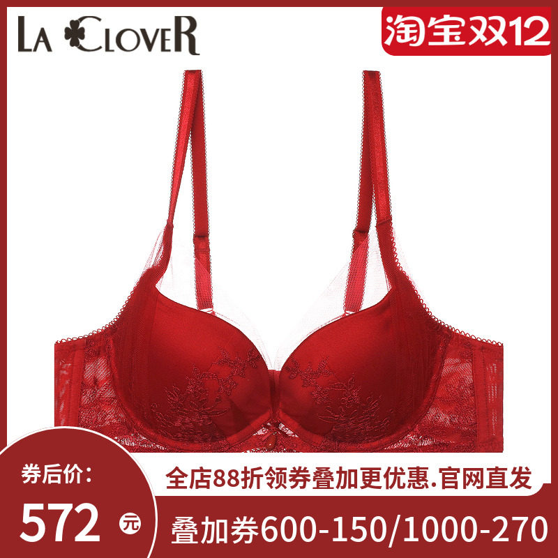 【女王心选】LACLOVER兰卡文挚爱洛可可系列3/4模杯文胸LC11RG1