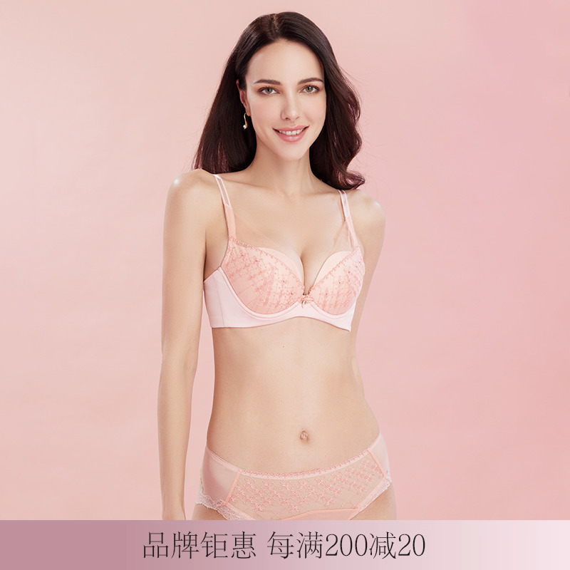 LACLOVER兰卡文星河闪烁薄透内裤蕾丝三角裤LC22SR1