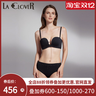 4无托文胸内衣带钻U型美背LC17UQ1 兰卡文时空恋人系列3 新品
