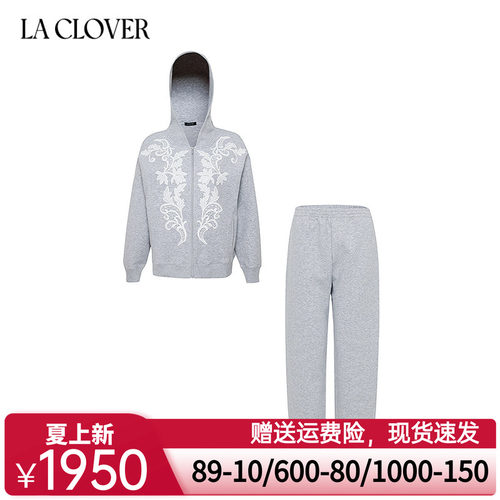 【25秋】兰卡文(LA CLOVER)蕾丝拉链开衫套装遇见布拉格LC85AAH1