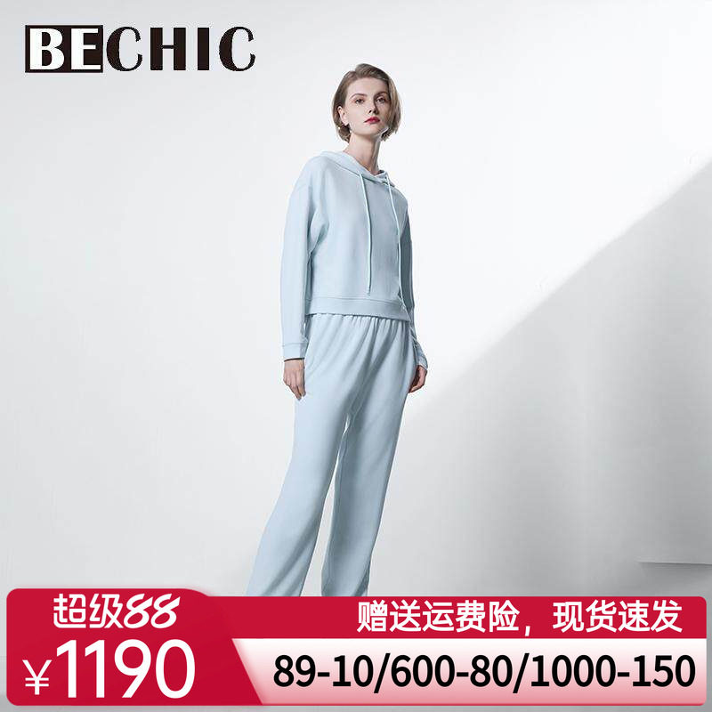 BeChic居家时光连帽分身家居套装女舒适家居服BC46CR1