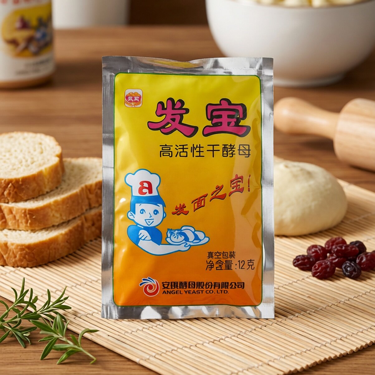 安琪发宝高活性酵母粉12克图片