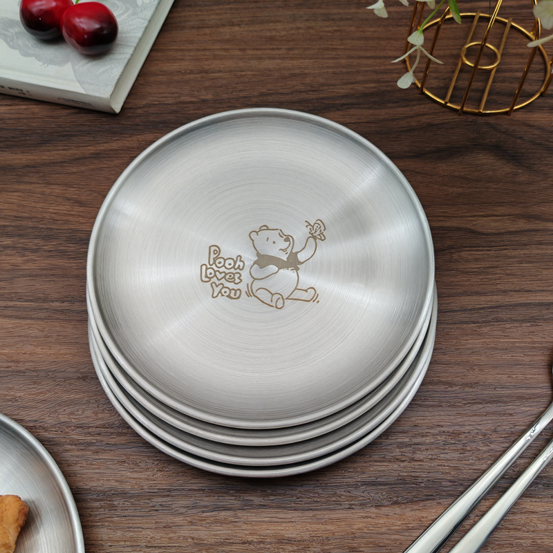 316L不锈钢小盘子可爱吐骨碟