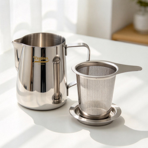 户外316L不锈钢泡茶壶
