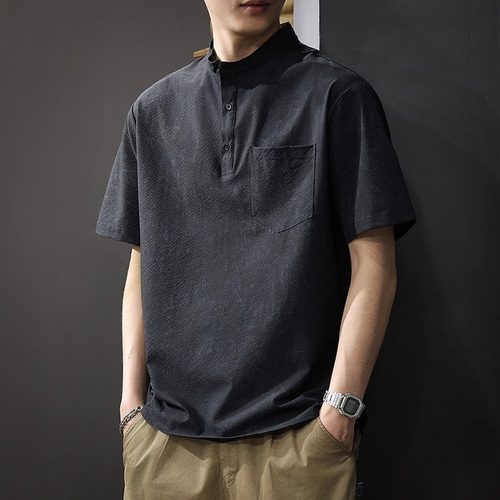 美式polo衫男士2025夏季新款潮牌