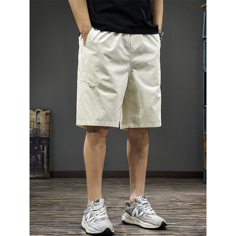美式户外休闲短裤男夏季新款宽松大码工装裤子薄款运动直筒五分裤