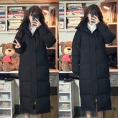 长款 过膝加厚宽松情侣棉袄外套 韩版 羽绒棉服女中戏冬季 2025新款