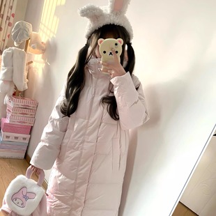 小个子中长款羽绒棉服女冬季2025新款韩系中戏加厚学生棉袄外套