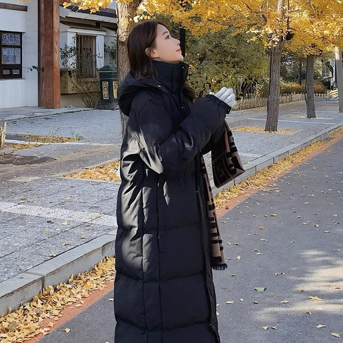 中戏艺考同款过膝羽绒棉服