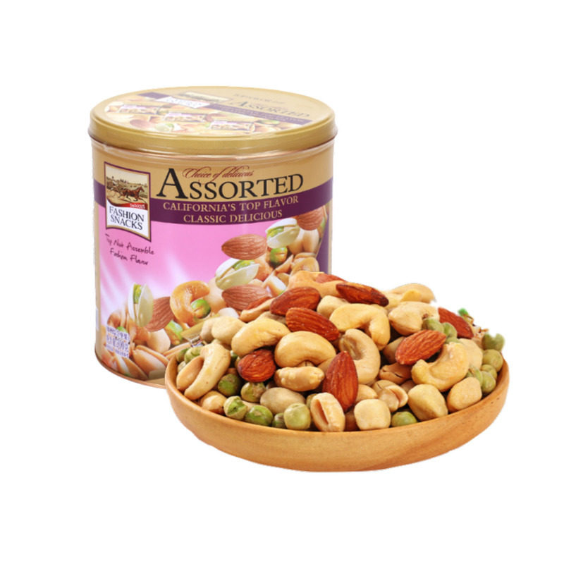 金语加州综合坚果300g混合装伴手礼盒小包装孕妇每日坚果送礼罐装
