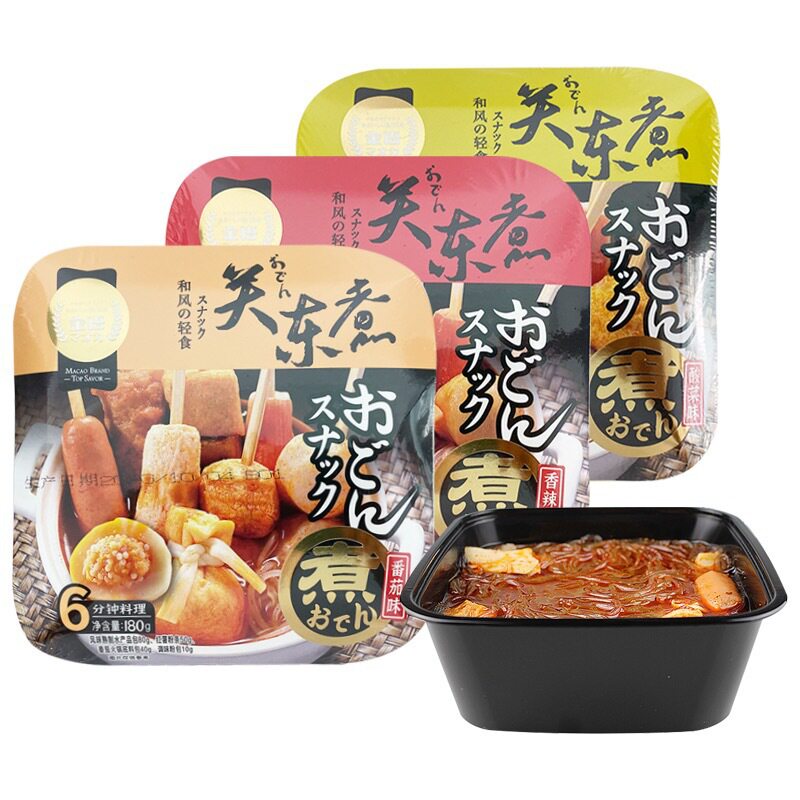 金语速食火锅关东煮盒装网红懒人免煮夜宵充饥酸辣粉番茄味食品