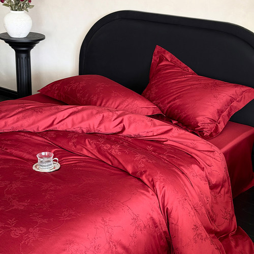 婚庆用品100S长绒棉四件套