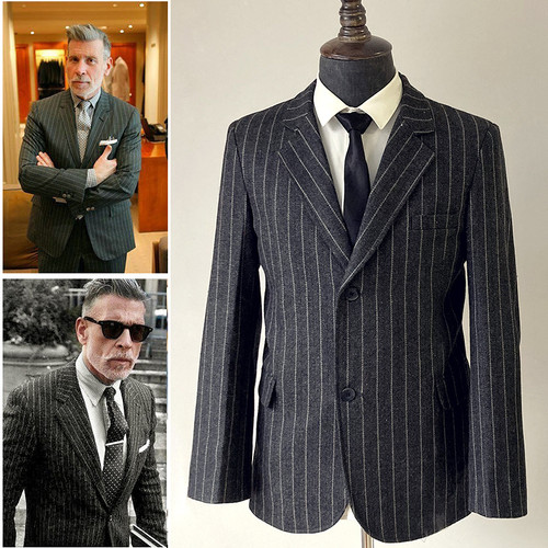 西服nickwooster美式休闲粗花呢