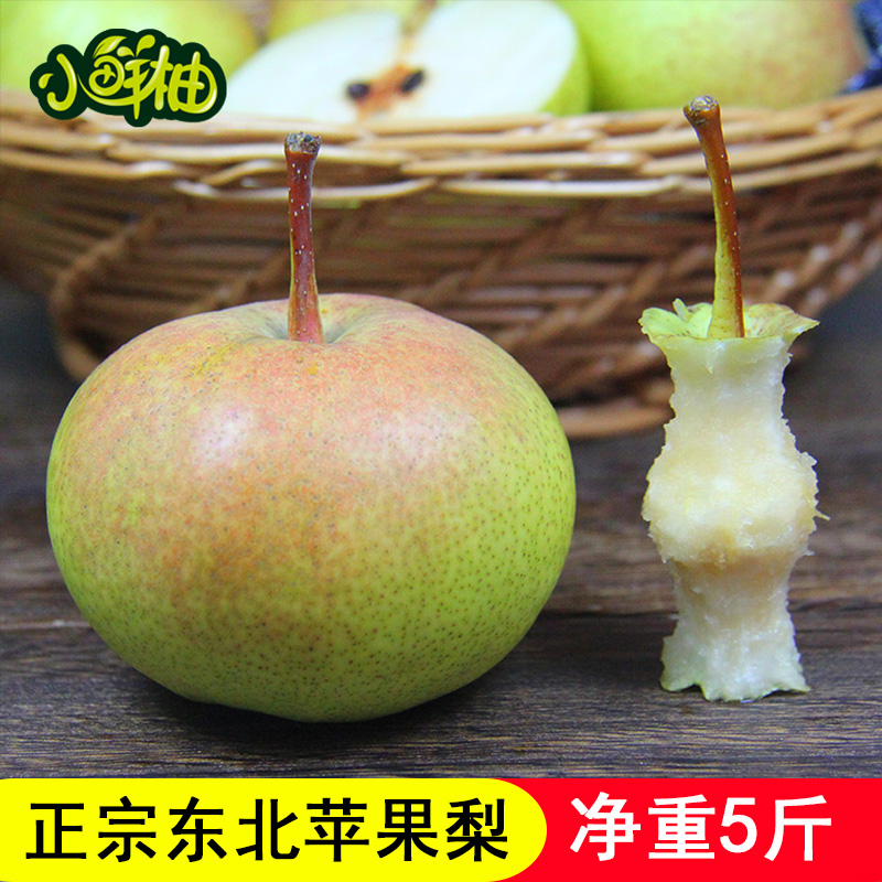 东北特产苹果梨酸甜汁水足