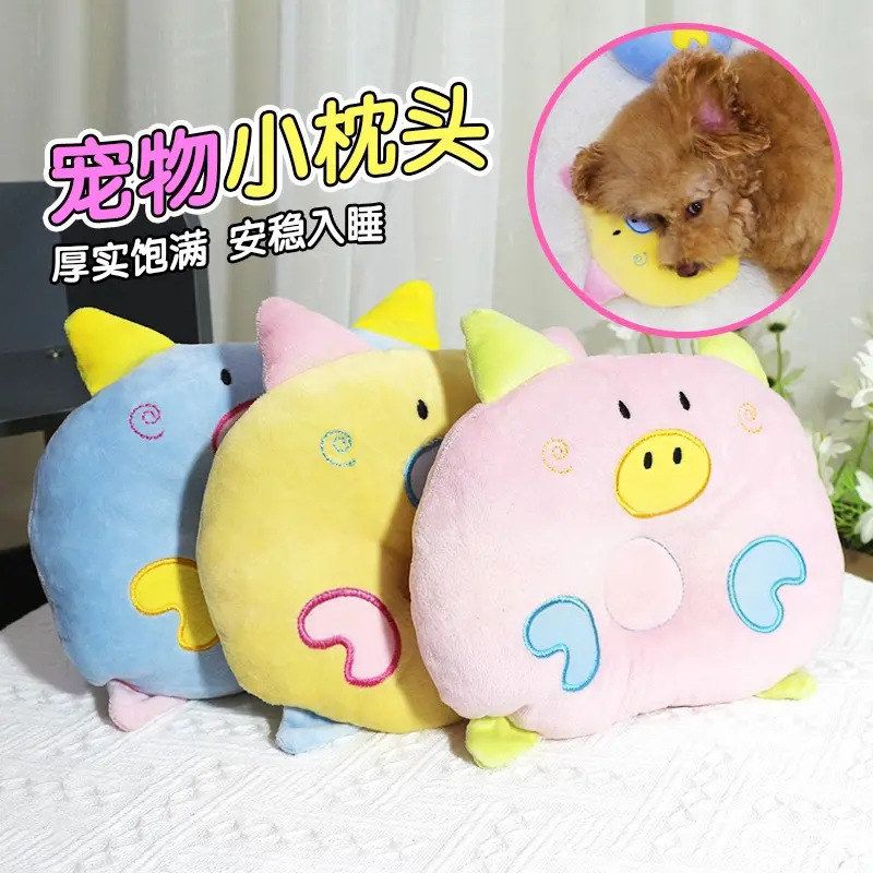 宠物枕头猫狗专用睡觉小枕头泰迪狗床上用品卡通猫咪垫子猫睡垫窝