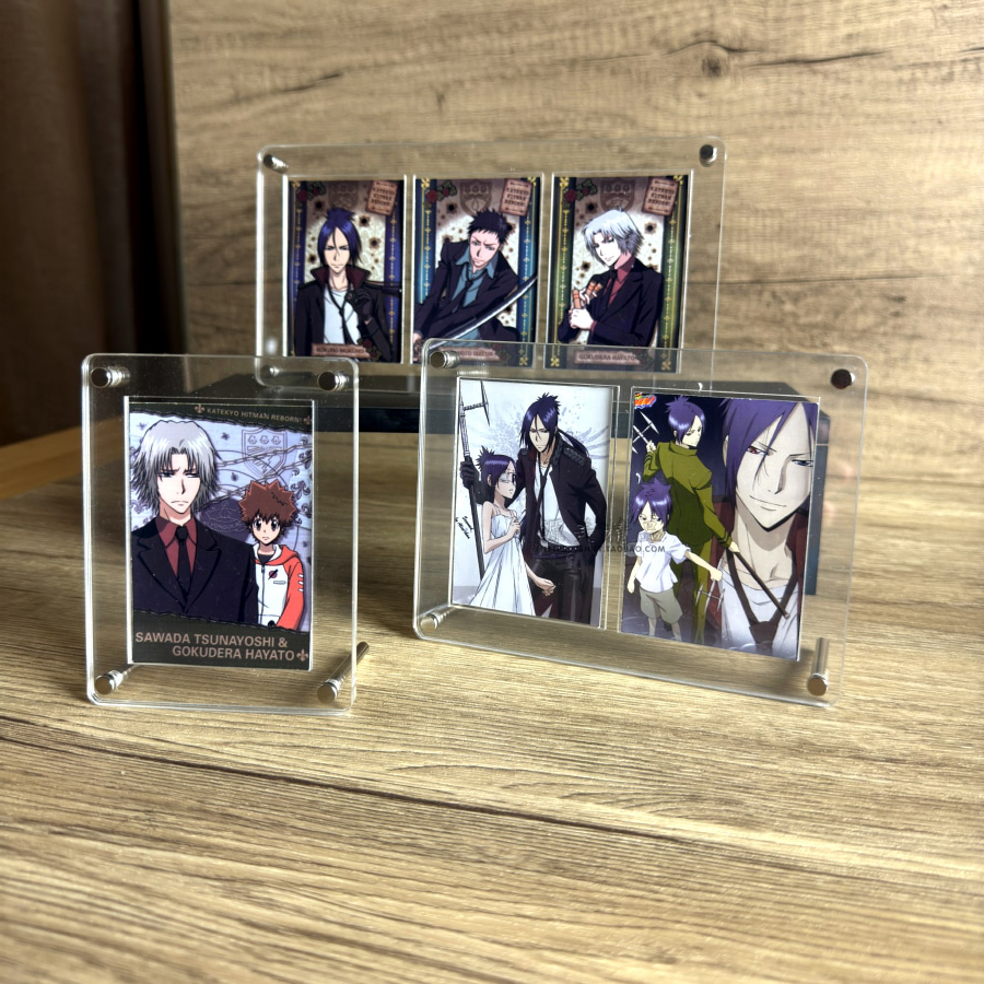 偶像梦幻祭 ES 拍立得压克力相框透卡展示架收纳宝可梦数据卡相框