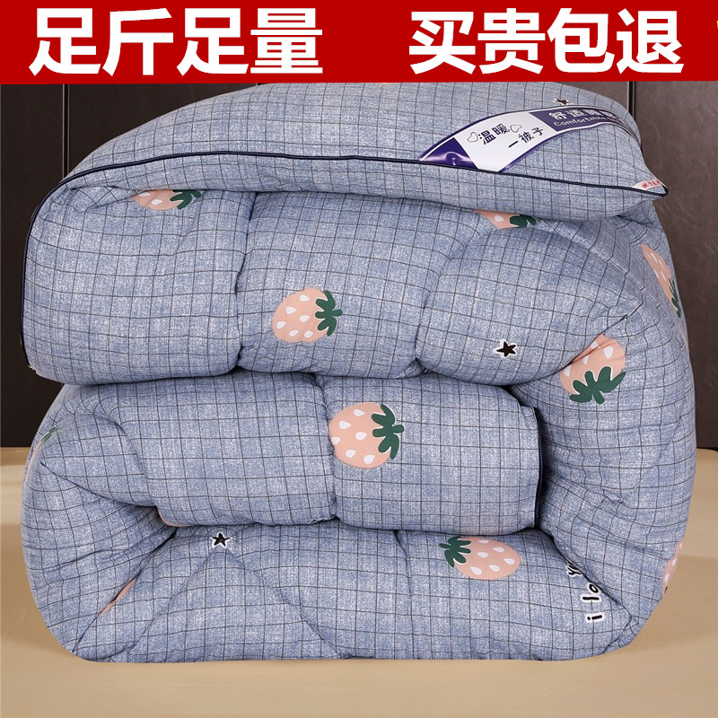 冬季丝棉被芯春秋空调被4/6/8/10斤冬被加厚保暖学生南通被子,床上用品,化纤被,淘宝优惠券,粉丝福利购,淘宝优惠卷