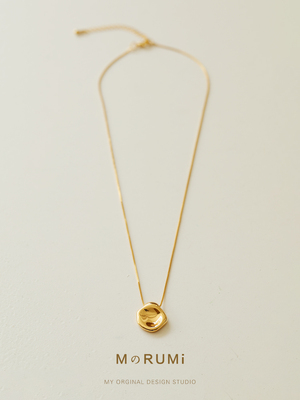 18K真金黄铜设计师轻奢钛钢镀项链