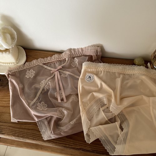 加长裆部内裤女高腰包臀女三角裤