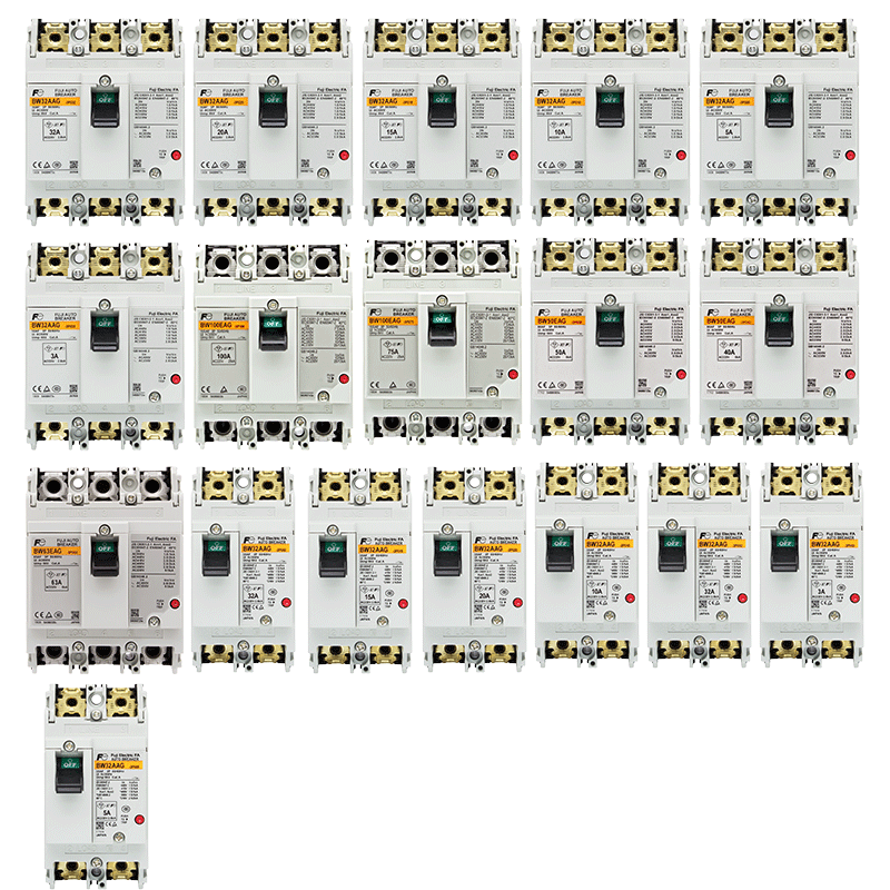 正品富士空气开关BW32AAG断路器BW50 BW63EAG BW100 EAG三相2P 3P