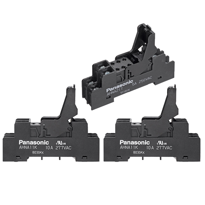 松下正品中间底座可配继电器